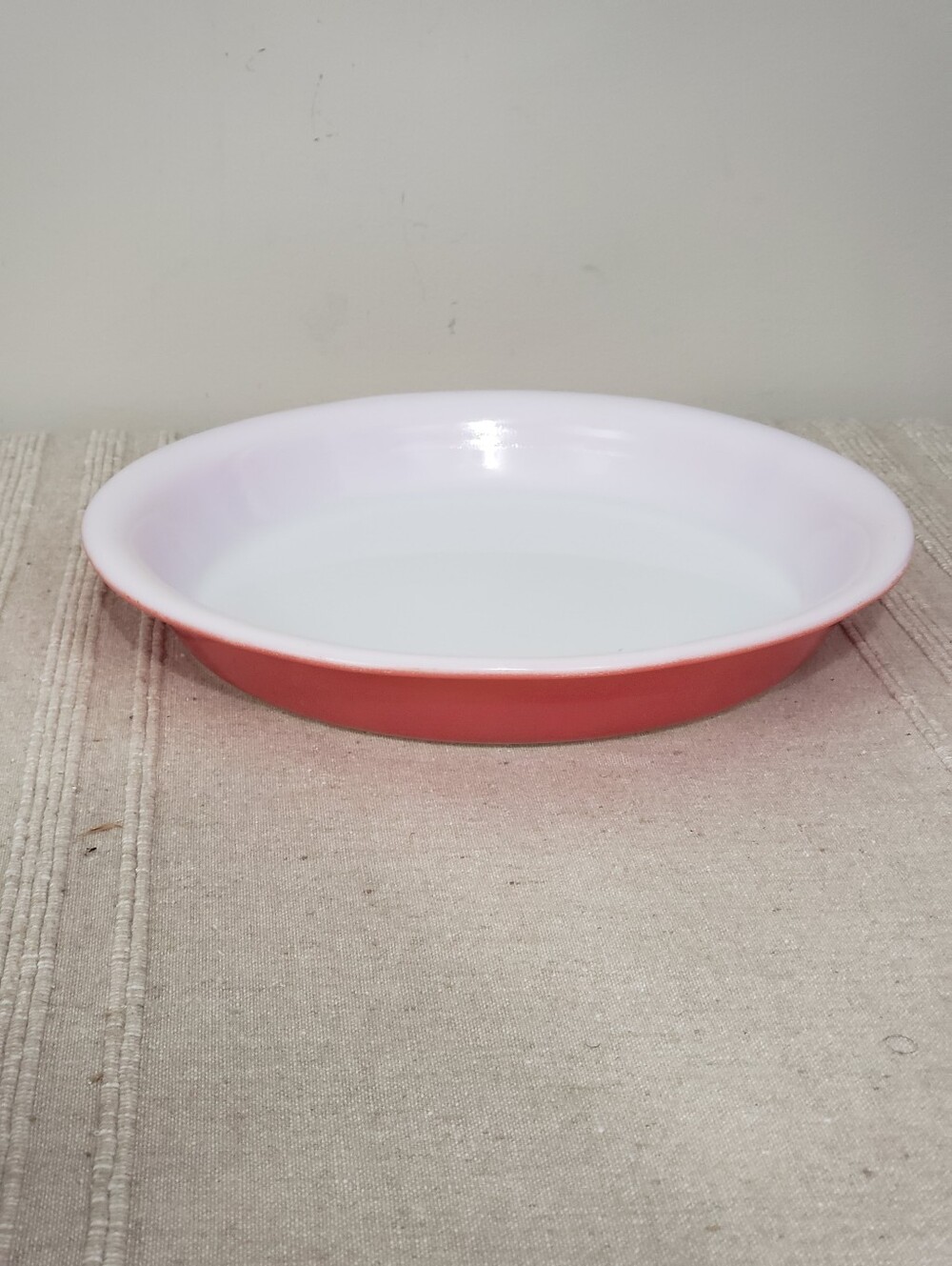 Vintage Pyrex Flamingo Pink 9" Round Pie Dish